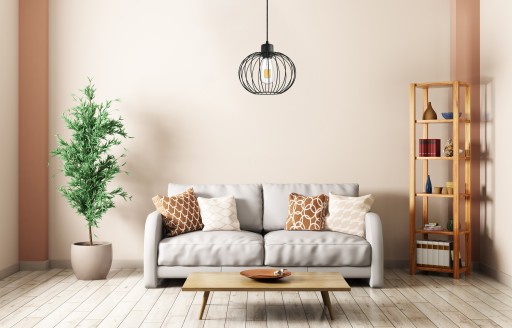 Подвесной светильник Люстра Black Wire Ball LED