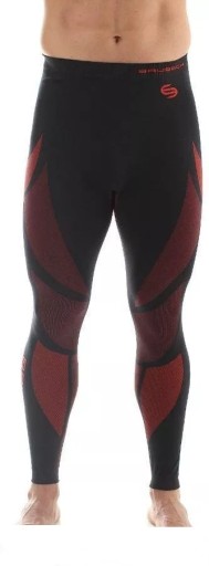 Брюки мужские BRUBECK DRY XXL LE10810 черно-красные