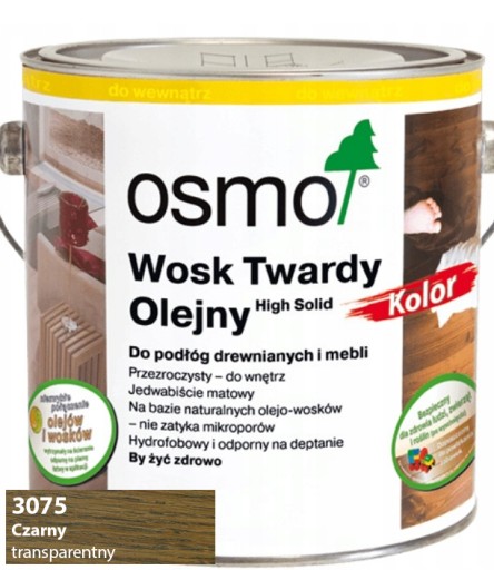 Масло с твердым воском черное OSMO 25л 3075