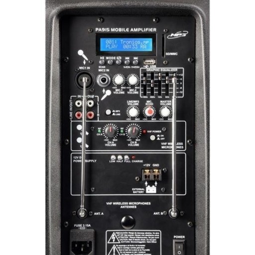 Skytec SPJ-PA915 700 Вт USB SD FM мобильный динамик