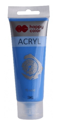 FARBY AKRYLOWE 75ML HAPPY COLOR 36 KOBALTOWY