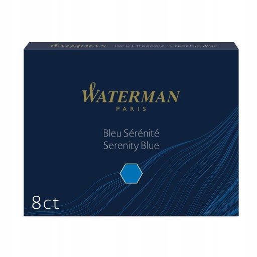 Гарантия на синие картриджи Waterman!