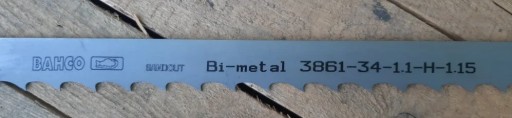ЛЕНТОЧНАЯ ПИЛА ПО ДЕРЕВО BAHCO BiMetal 34x4000