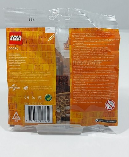 LEGO 30390 JURASSIC WORLD - TARG DINOZAURÓW POLYBAG