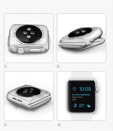 ЧЕХОЛ ДЛЯ APPLE WATCH 7 8 41 мм/ 45 мм РАЗНЫЕ ЦВЕТА