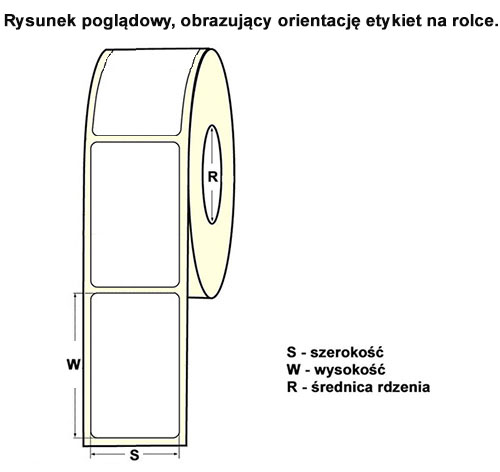 Термотрансферные этикетки 100х150, РЕЗИНОВЫЙ клей.