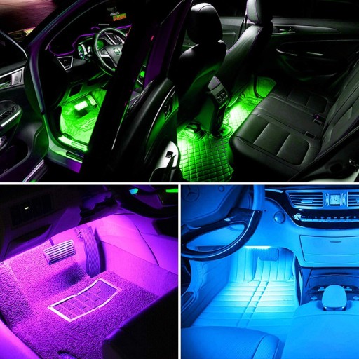 Светодиодная лента RGB NEON для салона автомобиля CARS