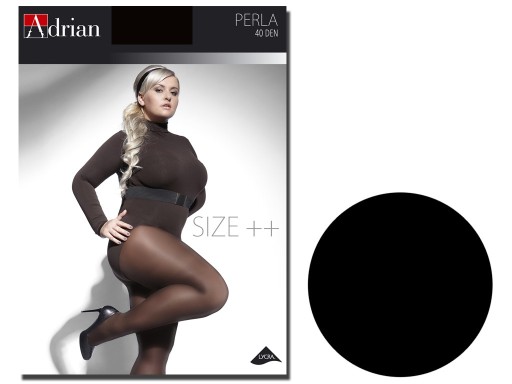 Колготки размера Perla плюс 40 DEN Microfiber nero 4