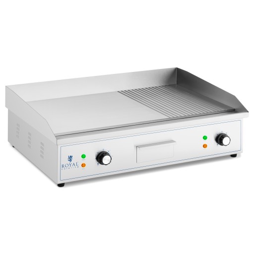 GRILL ELEKTRYCZNY RYFLOWANY / GŁADKI 10 mm 3000 W