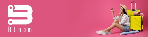 БОЛЬШОЙ ЧЕМОДАН BLOOM XXL 28 + КОРОБКА из АБС-пластика 2 в 1, 15 цветов