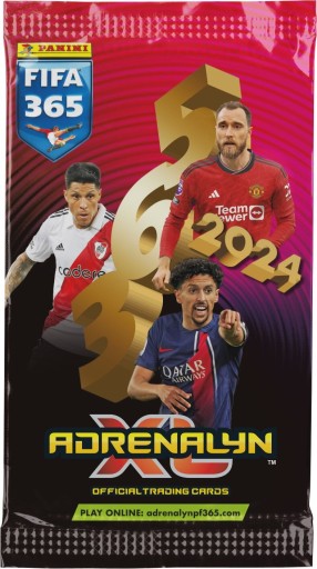 Пакеты FIFA 365 2024 по 10 шт. + 1 футбольные карточки Panini ограниченного выпуска