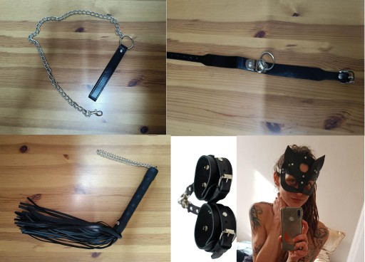 НАБОР ЭРОТИЧЕСКОГО БЕЛЬЯ 6 ПРЕДМЕТОВ SEXY BDSM M