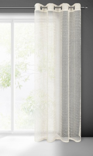 ЛЕГКАЯ СЕТОЧНАЯ ШТОРА LARA BOHO ECRU 140x250см