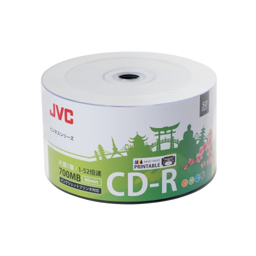 JVC CD-R 700MB x52 Printable 1szt koperta CD