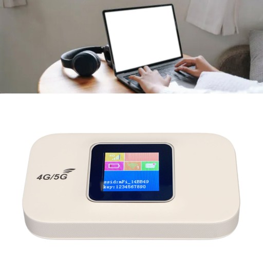 Маршрутизатор 4G Wi-Fi Слот для карты Micro SIM 150 Мбит/с 10 устройств поддерживают ЖК-дисплей, включая