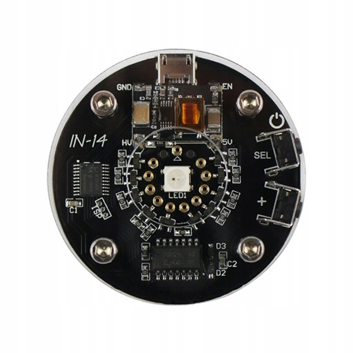 ЧАСЫ ЦИФРОВОЙ БУДИЛЬНИК NIXIE TUBE ЭЛЕКТРОННЫЙ IN12
