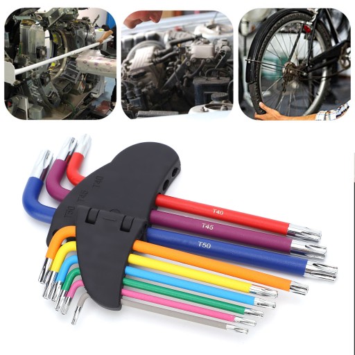 Шестигранные ключи TORX SECURITY 9 шт., комплекты