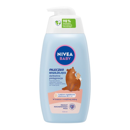 Baby mleczko nawilżające delikatna pielęgnacja 500ml