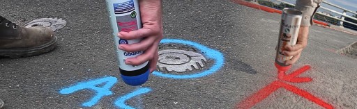 Геодезическая краска Fluo TP SOPPEC 1 шт. ЗЕЛЕНЫЙ