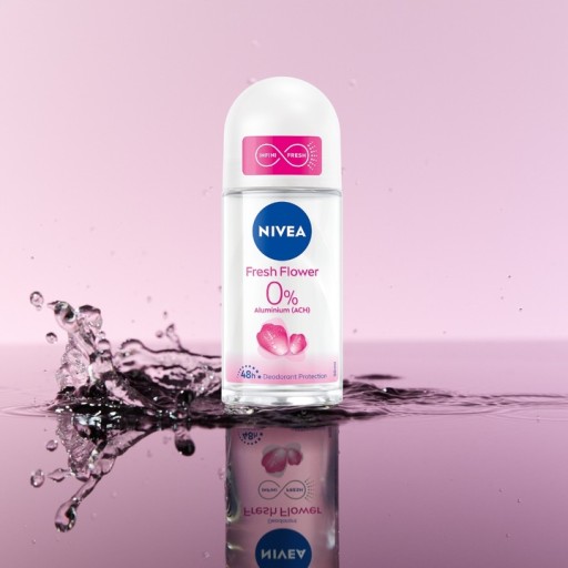 АЛЮМИНИЕВЫЙ АНТИПЕРСПИРАНТ NIVEA FRESH FLOWER 0% СОЛЕВОЙ АЛЮМИНИЙ, 50 МЛ