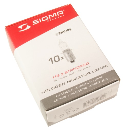 SIGMA (Philips) Лампа HS3 6В 2,4Вт 0,4А P13,5