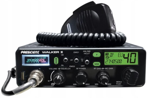 CB RADIO PRESIDENT WALKER II 2 ASC КСВ-метр BB7