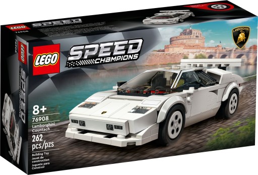 LEGO SPEED CHAMPIONS 76908 Модель автомобиля LAMBORGHINI COUNTACH + сумка LEGO