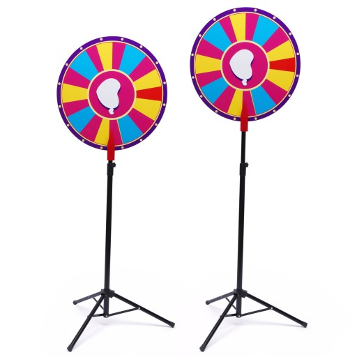 Koło loterii z trójkątnym stojakiem podłogowym 60cm 100-180cm