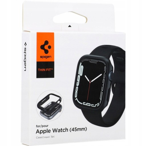 Чехол для Apple Watch 9/8/7 45 мм Spigen Thin, чехол