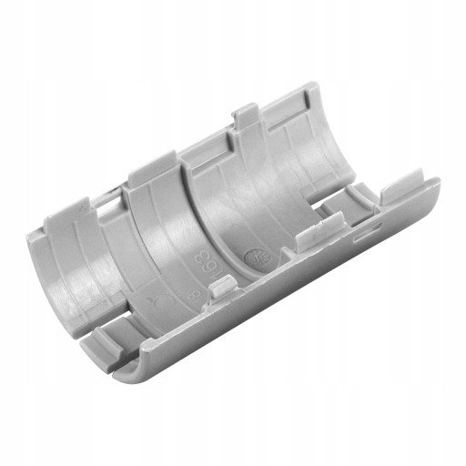 ŁĄCZNIK SKŁADANY PROSTY DO RUR RLM SZARY 20mm 3szt