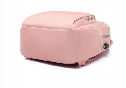 Рюкзак JQ Stella для ноутбука 15,6 дюйма с USB, розовый