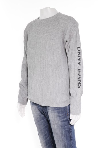DKNY bluzka bawełna napisy R. L