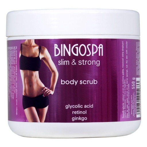 BINGOSPA BODY SCRUB SLIM & STRONG Крупнозернистый пилинг с гликолевой кислотой