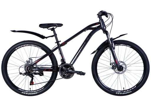 ГОРНЫЙ ВЕЛОСИПЕД 26 ДЮЙМОВ, 21 СКОРОСТЬ, ДИСКОВЫЕ ТОРМОЗА SHIMANO, 140–165 см.