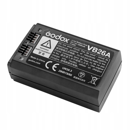Godox VB26 литий-ионный аккумулятор постоянного тока 7,2 В 2600 мА