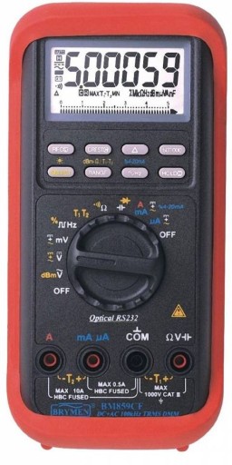 Профессиональный измеритель VFD/дБм/T1/2, USB BRYMEN