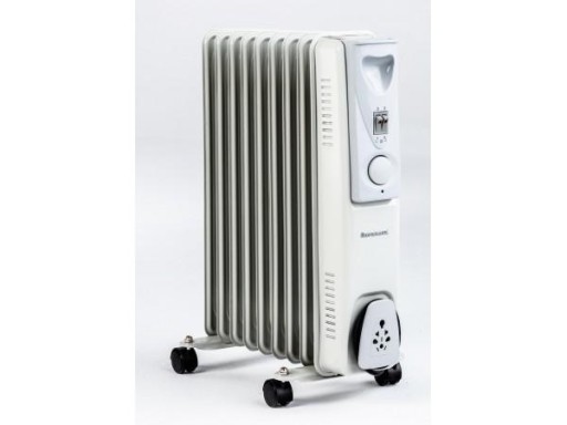 Grzejnik elektryczny olejowy Ravanson 2000W Kaloryfer Termostat 9 Żeberkowy