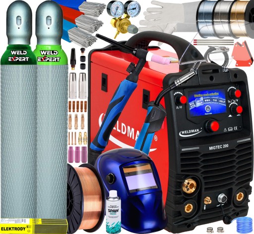 MIGOMAT WELDMAN MIGTEC MIG 200 LCD IGBT СВАРОЧНЫЙ АППАРАТ
