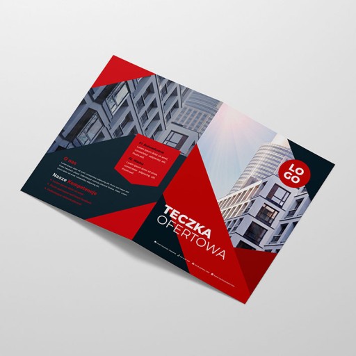 TECZKI ofertowe reklamowe dla firm firmy z nadrukiem logo + gratis PROJEKT