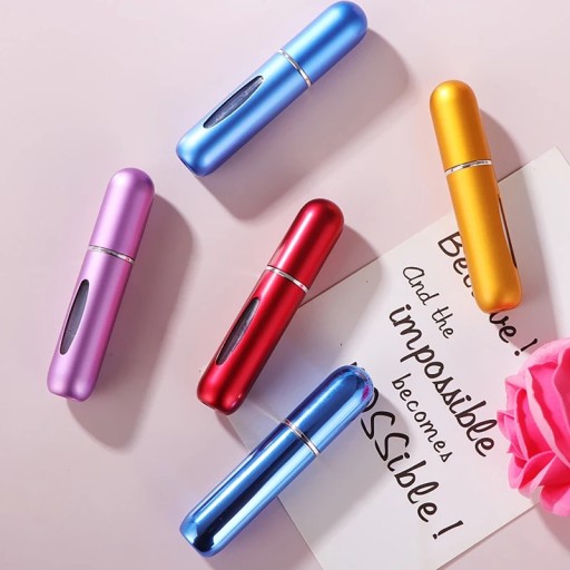 PERFUME ATOMIZER Флакон-дозатор для парфюмерной этикетки 5 мл, матовое серебро