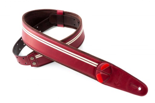 RightOn Straps Red 200 Ремень для электрической, бас-гитары и акустической гитары