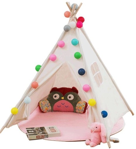 Палатка-домик Tipi Wigwam для детей в индийском стиле, 135 см.