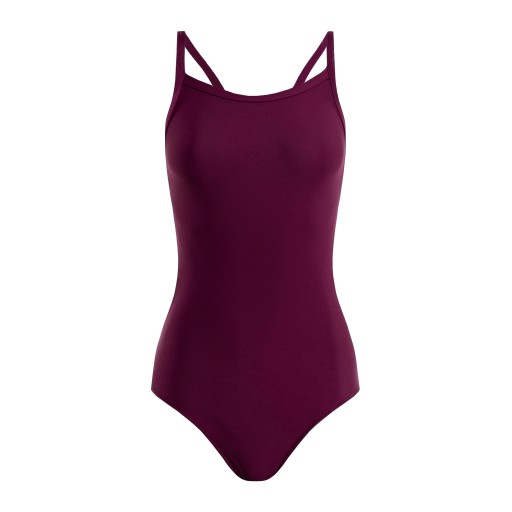 Женское платье для плавания в хлопок burgundy xl