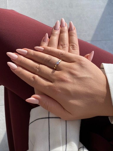 Два -корровое золотое классическое обручальное обручальное кольцо с Diamond 0,18CT