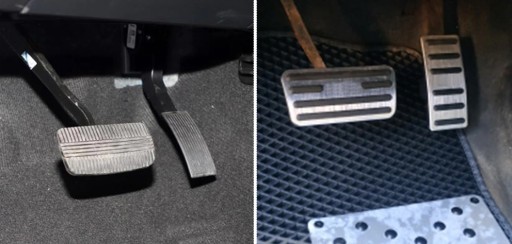 Хромированные накладки на педали Nissan Xterra 2002 - 2009 гг.