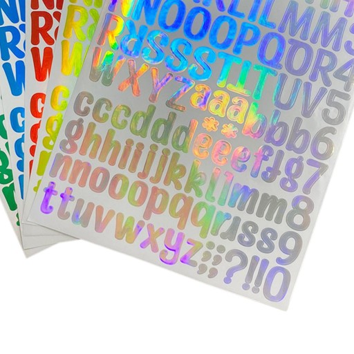 Holograficzne naklejki z brokatowymi numerami, dekoracyjne naklejki winylowe na 2 sztuki