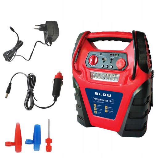 JUMP STARTER BOOSTER POWERBANK АВТОМОБИЛЬНЫЙ КОМПРЕССОРНЫЙ НАСОС 12V SUP BOARD