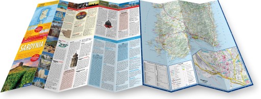 Ламинированный путеводитель 2 в 1 по Сардинии + карта
