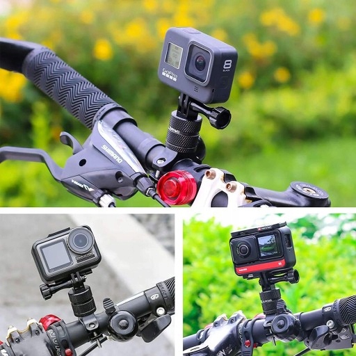 Крепление на руль велосипеда для камер GoPro.