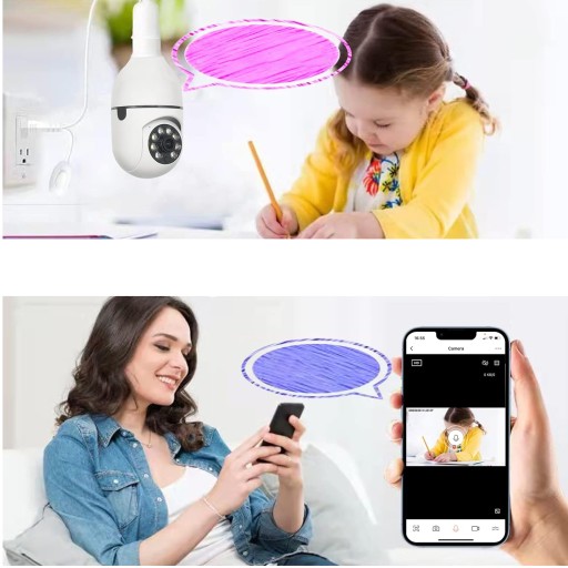WIFI IP SMART HD 1080P КАМЕРА С ФУНКЦИЕЙ НОЧНОГО ВИДЕНИЯ БЕЛАЯ